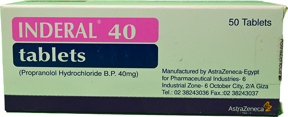 INDERAL 40 MG 50 TABLET