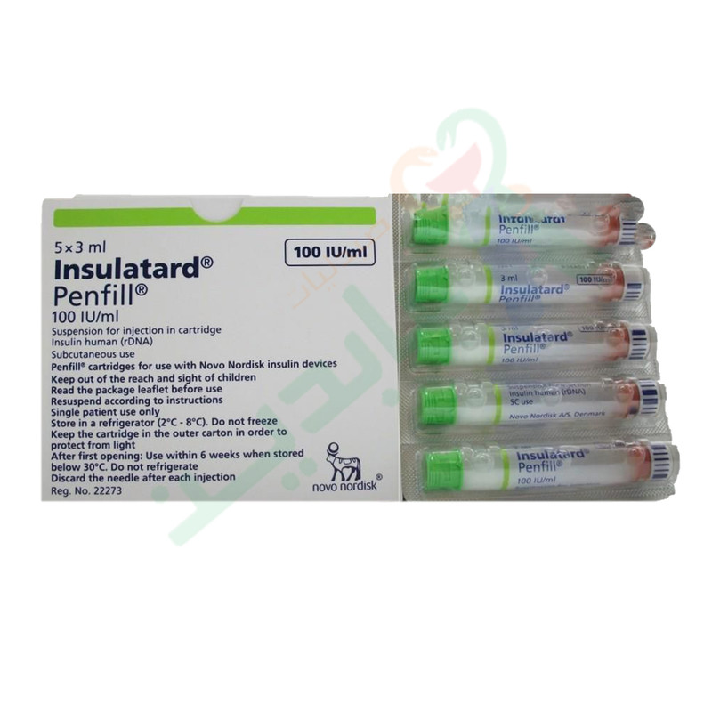 INSULATARD 100 IU PENFILL 5 CART--