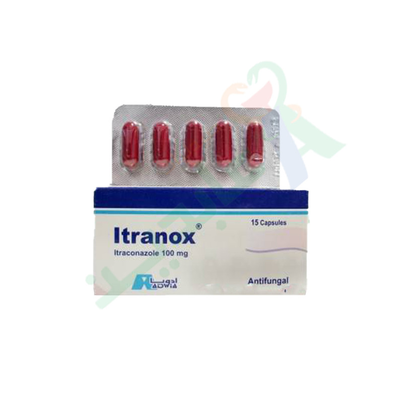 ITRANOX 100 MG 15 CAPSULES