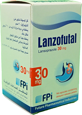 LANZOFUTAL 30 MG 14 CAPSULES