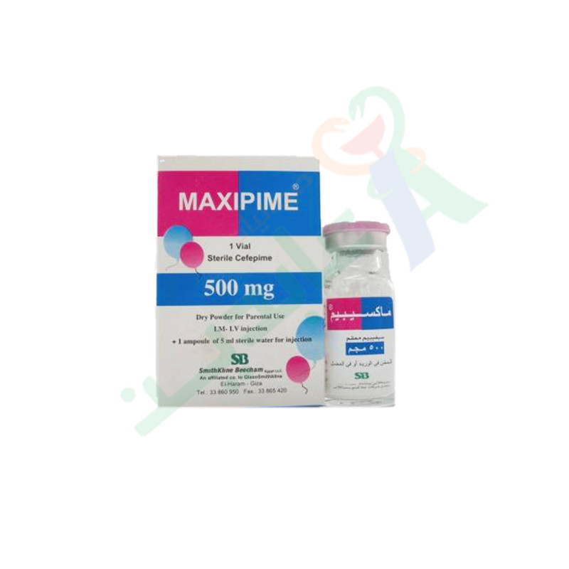 MAXIPIME 500 MG VIAL