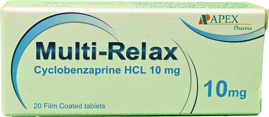 MULTI RELAX 10 MG 20 TABLET