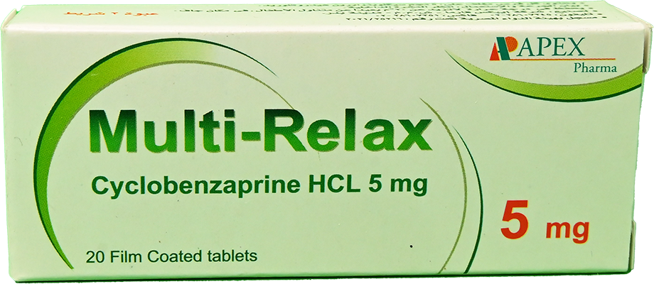 MULTI RELAX 5 MG 20 TABLET