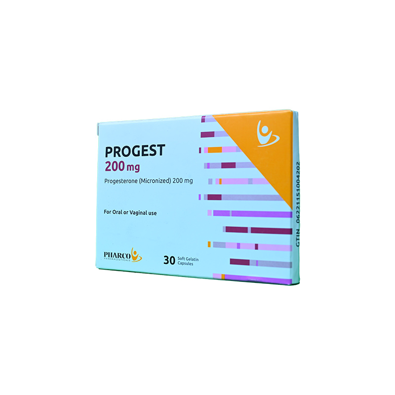 PROGEST 200MG ORAL /VAG 30 CAPSULES