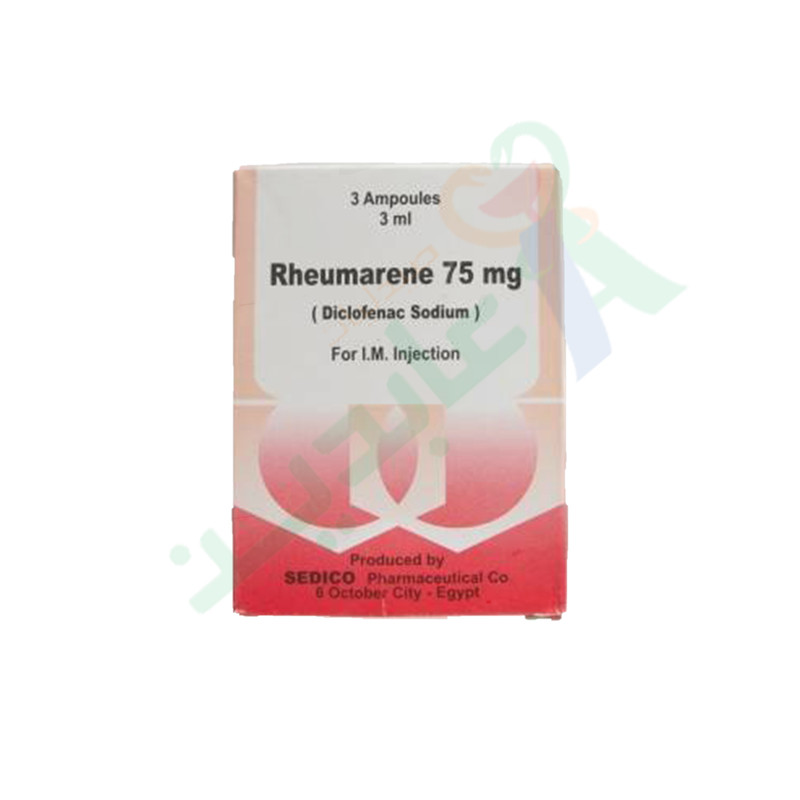 RHEUMARENE 75 MG 3 AMPULES