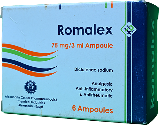 ROMALEX 75MG 6 AMPSULES