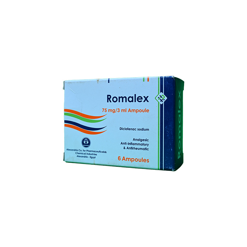 ROMALEX 75MG 6 AMPSULES