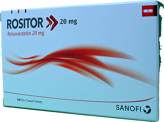 ROSITOR 20 MG 14 TABLET