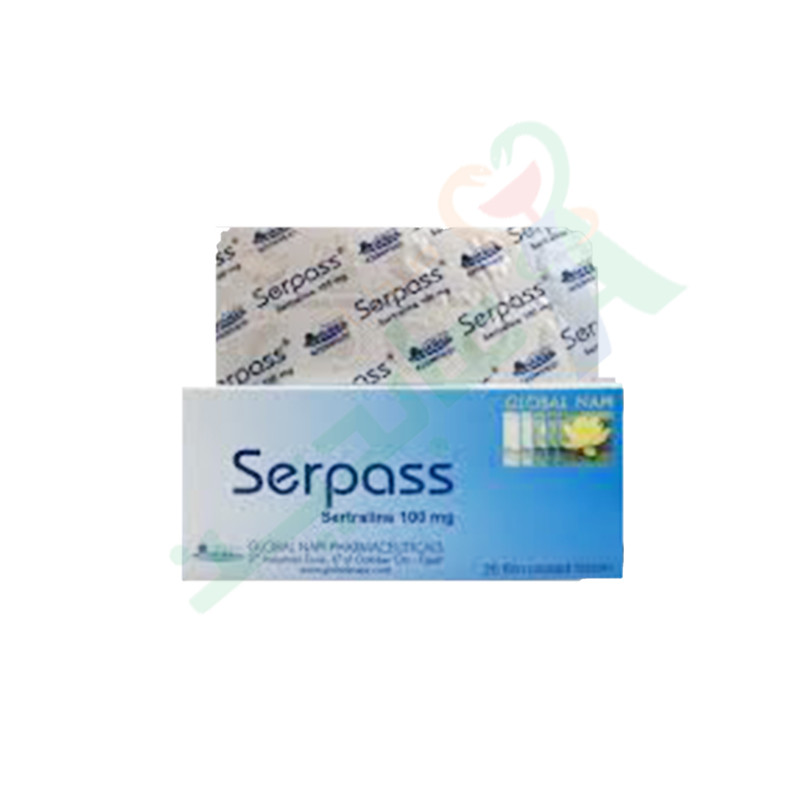 SERPASS 100 MG 20 TABLET--
