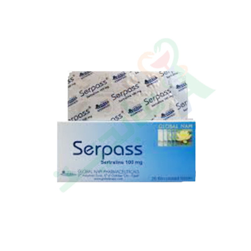 SERPASS 100 MG 20 TABLET