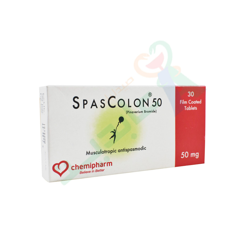 SPASCOLON 50 MG 30 TABLET--