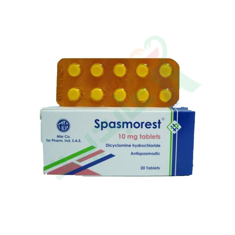 SPASMOREST 10 MG 20 TABLET--
