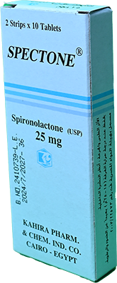 SPECTONE 25 MG 20 TABLET