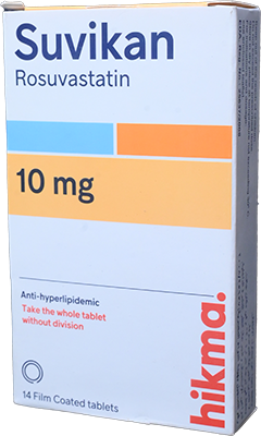 SUVIKAN 10 MG 14 TABLET