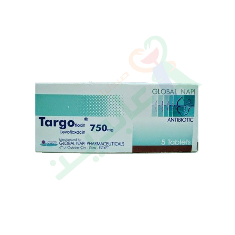 TARGO FLOXIN 750 MG 5 TABLET