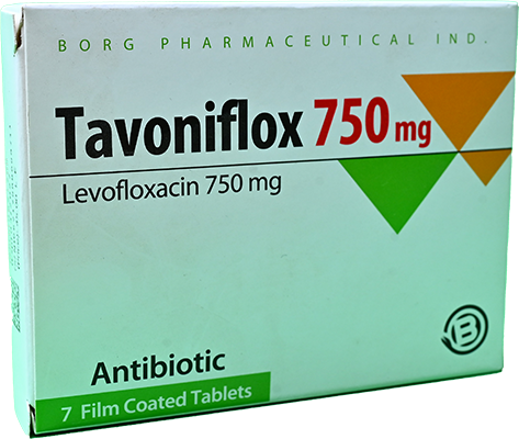 TAVONIFLOX 750 MG 7 TABLET