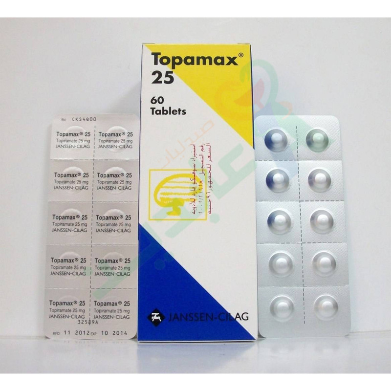 TOPAMAX 25 MG 60 TABLET