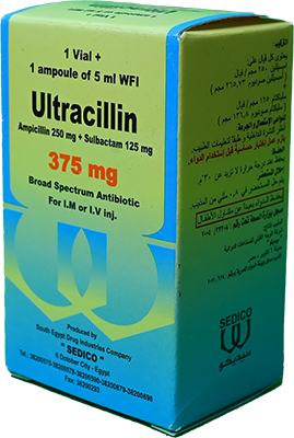 ULTRACILLIN 375 MG VIAL