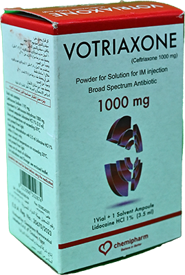 VOTRIAXONE 1000MG 1VIAL