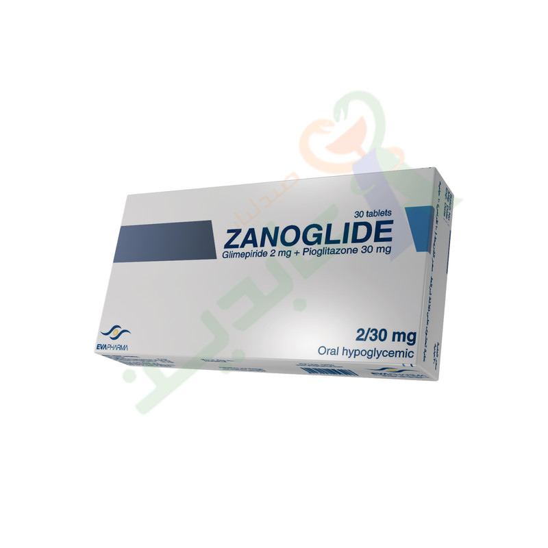 ZANOGLIDE 2/30 MG 30 TABLET--