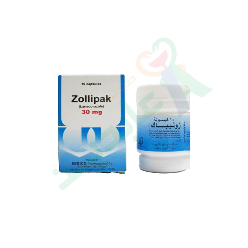 ZOLLIPAK 30 MG 10 CAPSULES