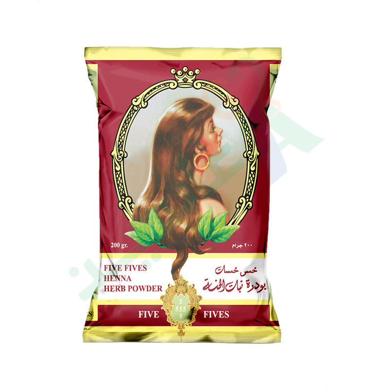 Five Fives Natural Henna Hair Color SMALL