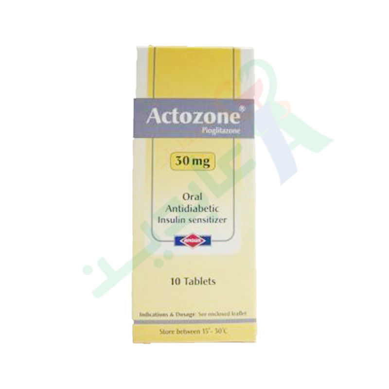 ACTOZONE  30 MG  10 TABLET