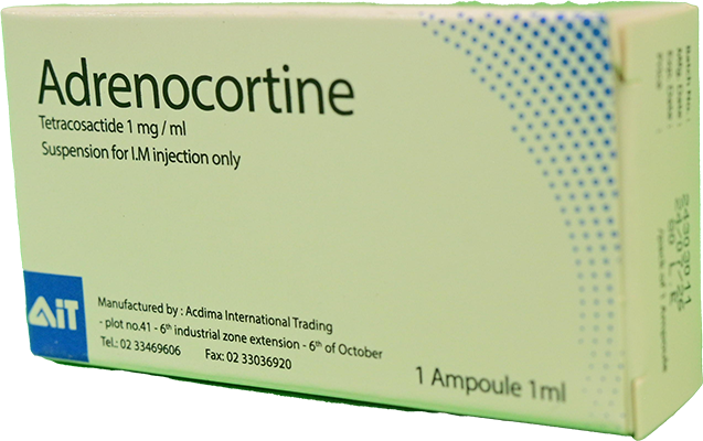 ADRENOCORTINE 1 AMPOULES