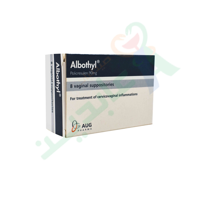 ALBOTHYL  90 MG  8 VAG SUPPOSITORIES