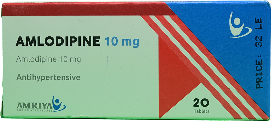 AMLODIPINE 10 MG 20 TABLET