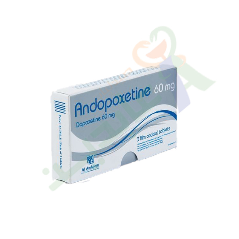 ANDOPOXETINE  60 MG  3 TABLET--