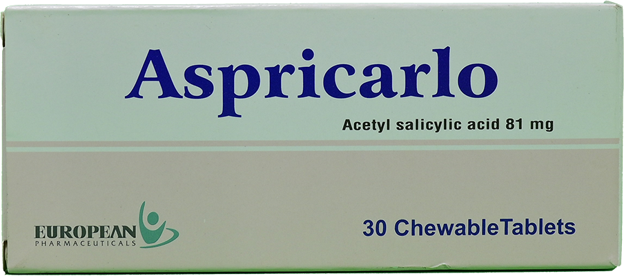 ASPRICARLO 30CHEW TABLETS