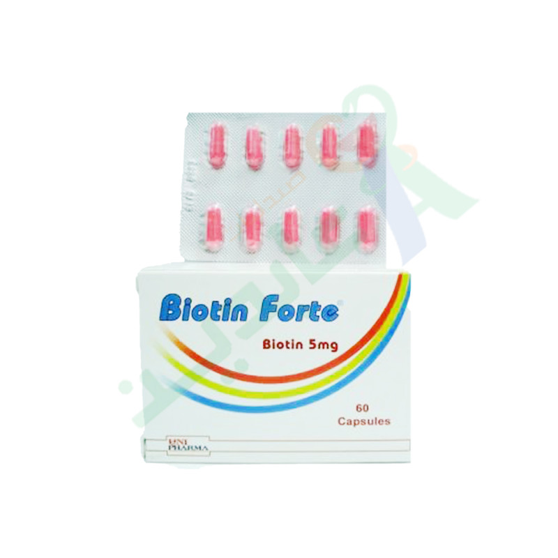 BIOTIN  FORTE  5 MG  60 CAPSULES