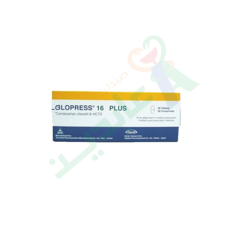 BLOPRESS PLUS 16 MG 28 TABLET--