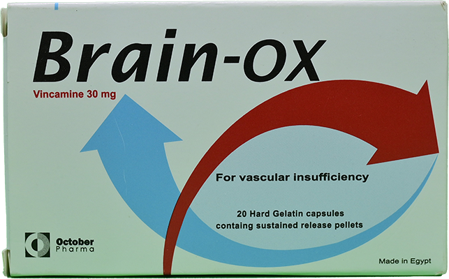 BRAIN-OX 30 MG 20 CAPSULES