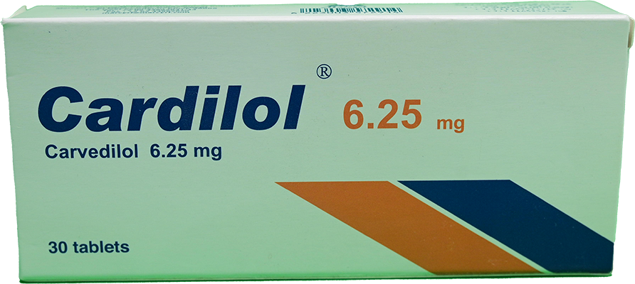 CARDILOL 6.25 MG 30 TABLET