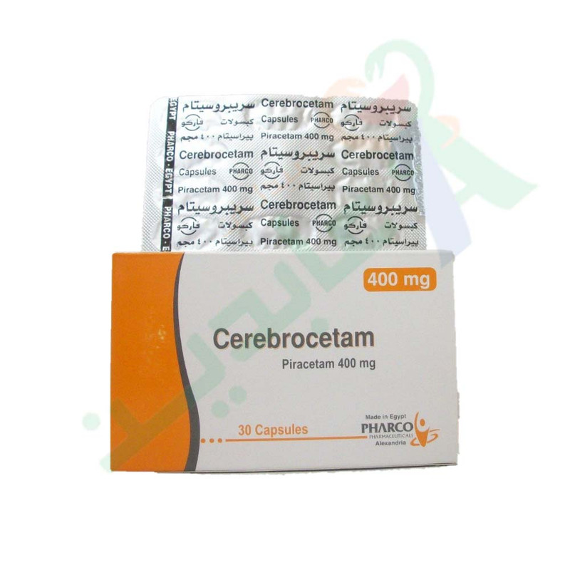 CEREBROCETAM 400 MG 30 CAPSULES