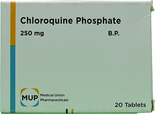 CHLOROQUINE PHOSPHATE 250 MG 20 TABLET