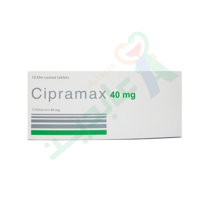 CIPRAMAX 40 MG 10 TABLET--