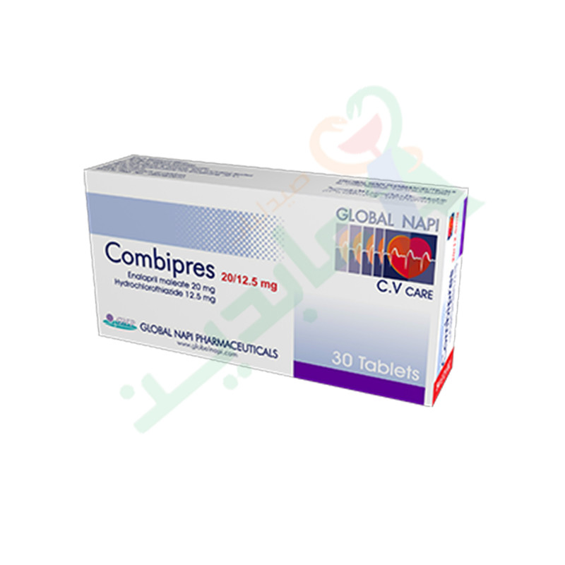 COMBIPRES 20 / 12.5 MG 30 TABLET