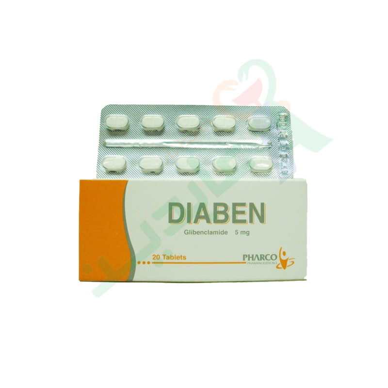 DIABEN 5 MG 20 TABLET