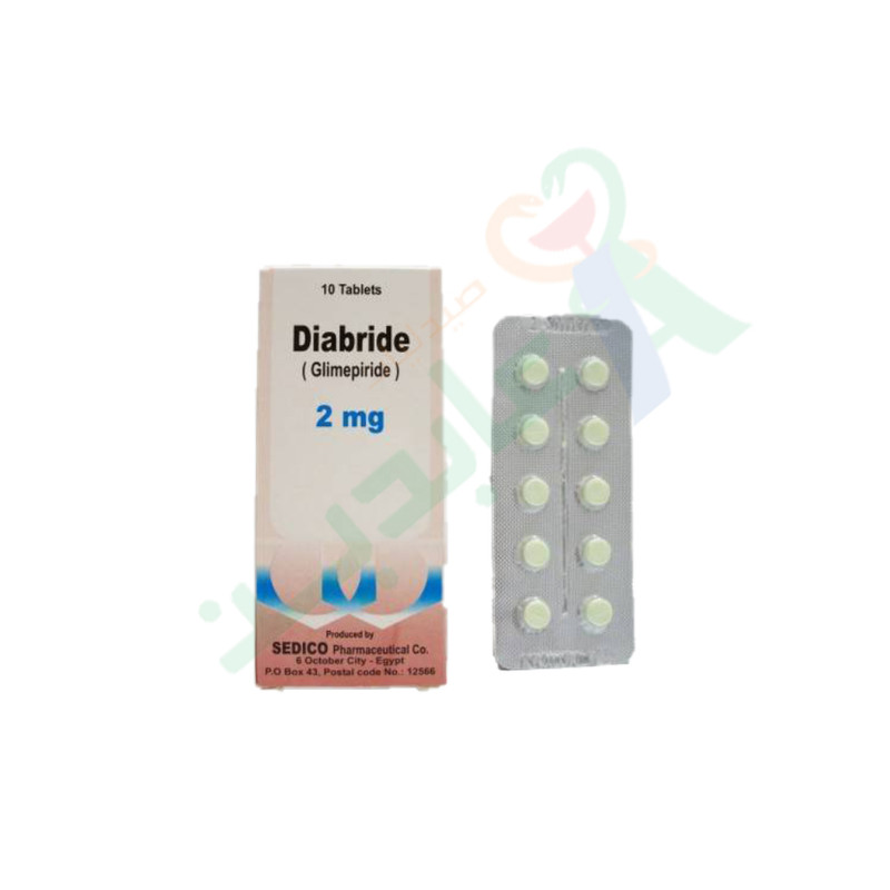 DIABRIDE 2 MG 10 TABLET