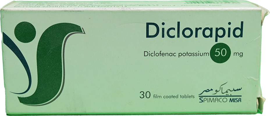 DICLORAPID 50 MG 30 TABLET