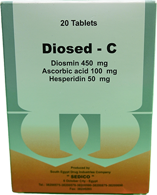 DIOSED-C 500 MG 20 TABLET