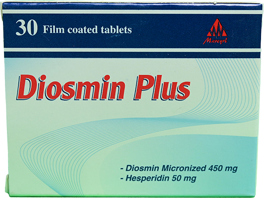 DIOSMIN PLUS 500 MG 30 TABLET