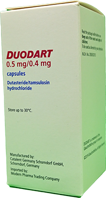 DUODART 500 MG 30 CAPSULES