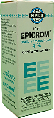 EPICROM  4%  EYE DROPS  10 ML