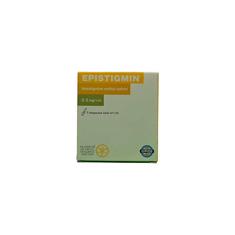 EPISTIGMIN  0.5%  5 AMPOULES 5 ML