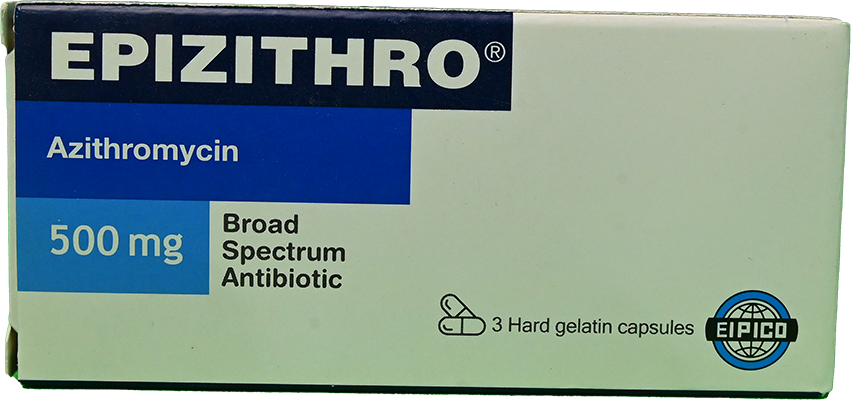 EPIZITHRO 500 MG 3 CAPSULES