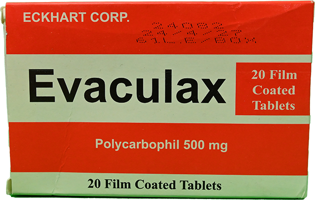 EVACULAX 20 CAPSULES